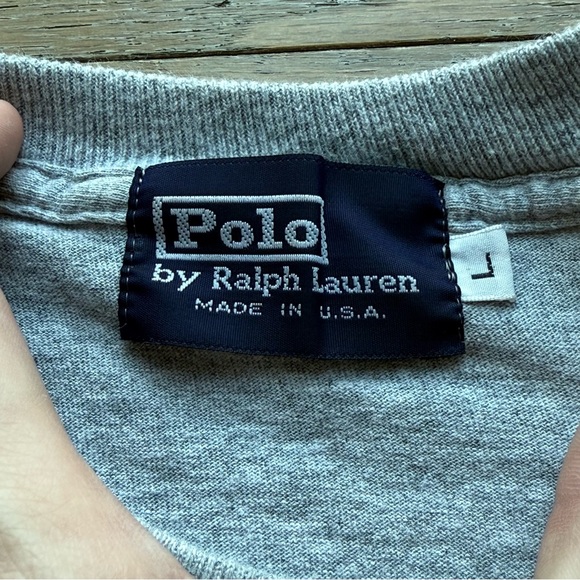 Vintage Polo Sport Ralph Lauren Gray Tee - Picture 5 of 6